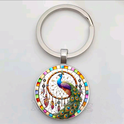 Peacock Keychains