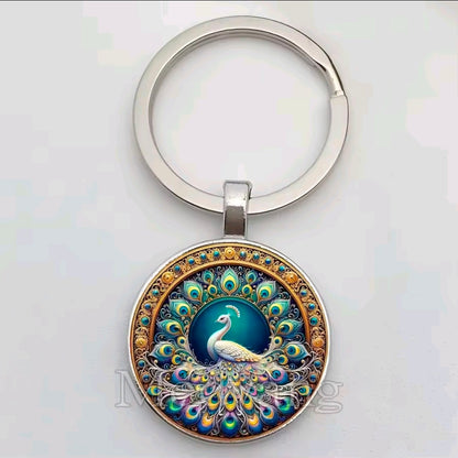 Peacock Keychains
