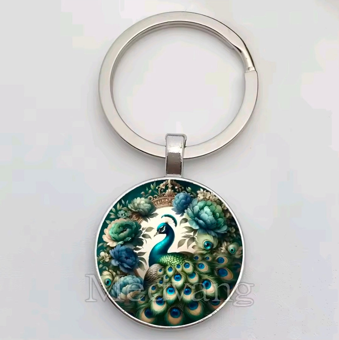 Peacock Keychains