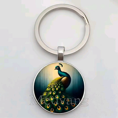 Peacock Keychains