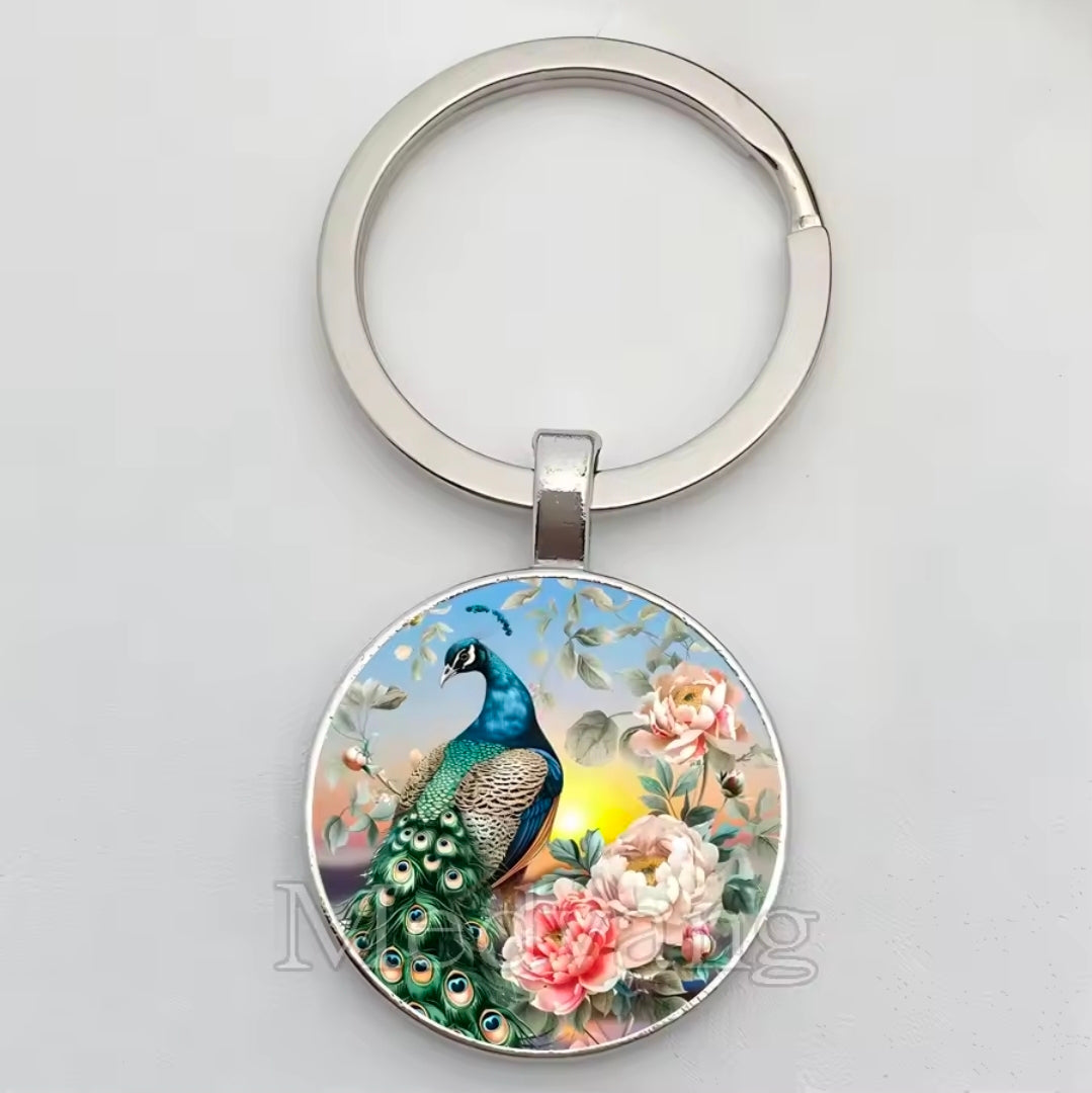 Peacock Keychains