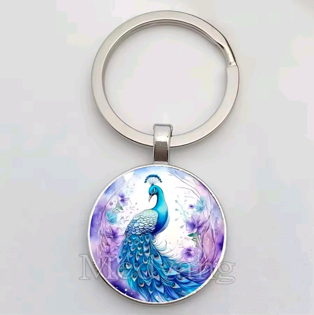 Peacock Keychains