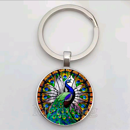 Peacock Keychains