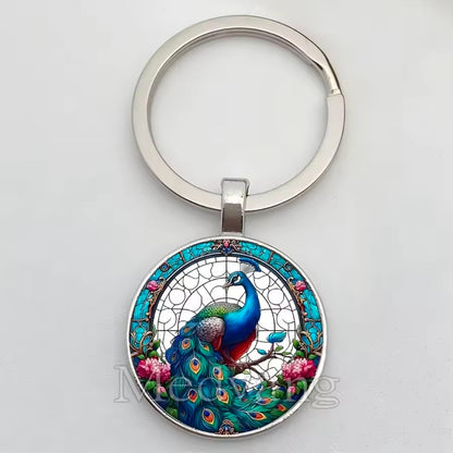Peacock Keychains