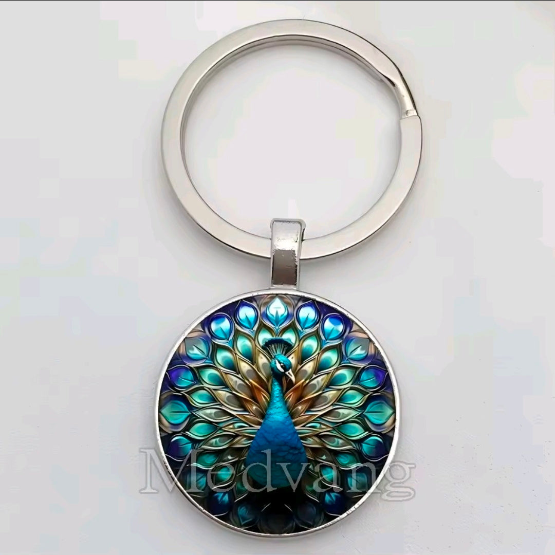 Peacock Keychains