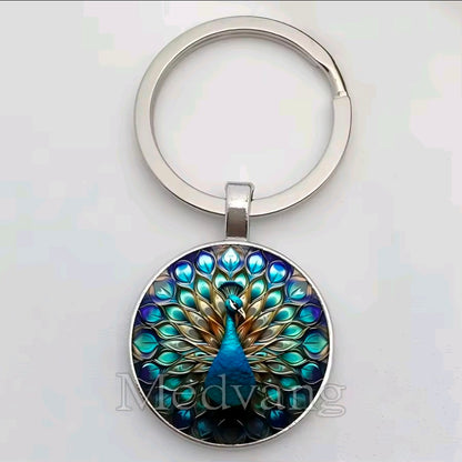 Peacock Keychains