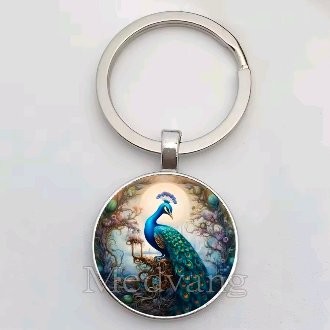 Peacock Keychains