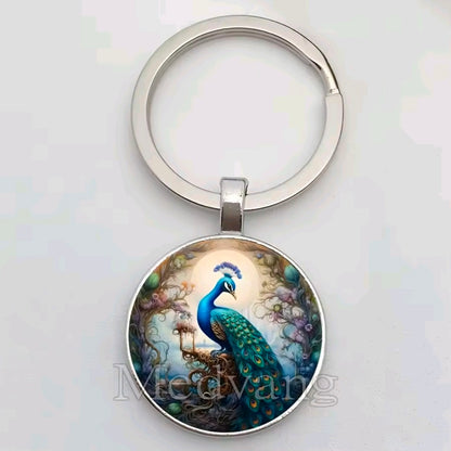 Peacock Keychains