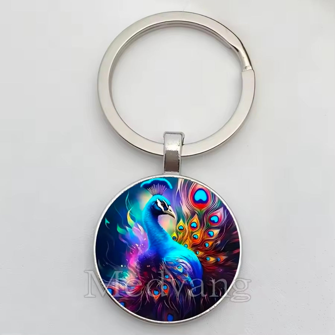 Peacock Keychains