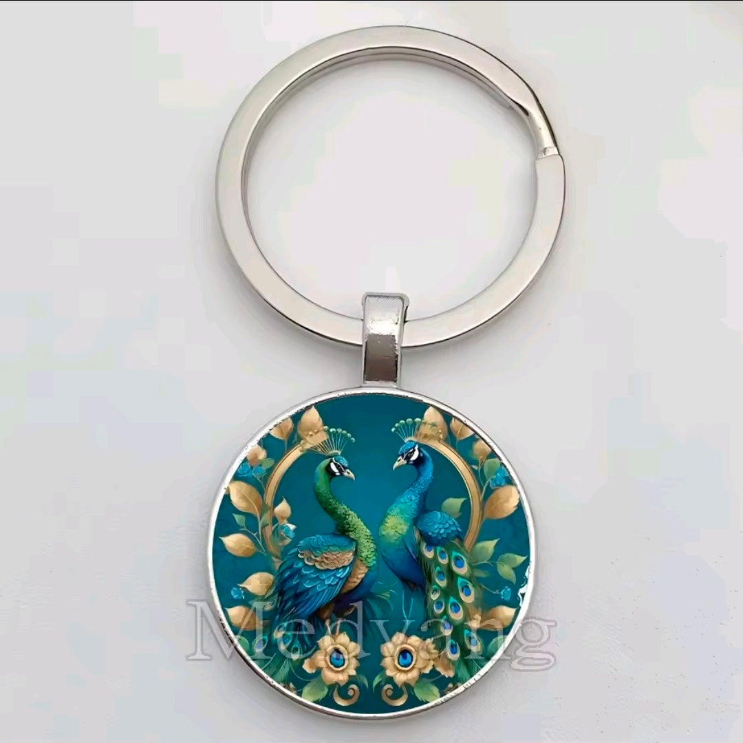 Peacock Keychains