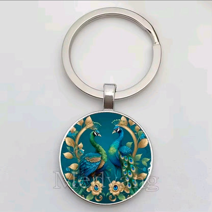 Peacock Keychains
