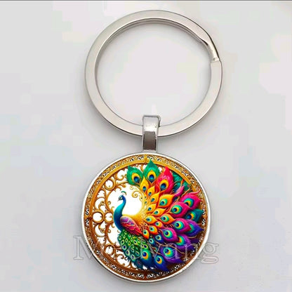 Peacock Keychains