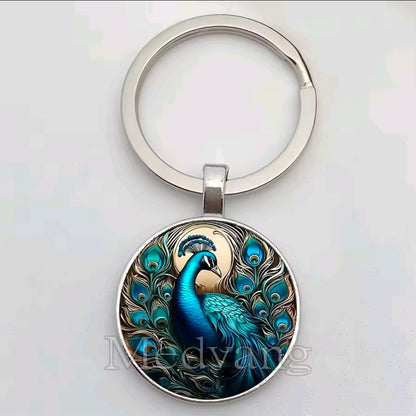 Peacock Keychains