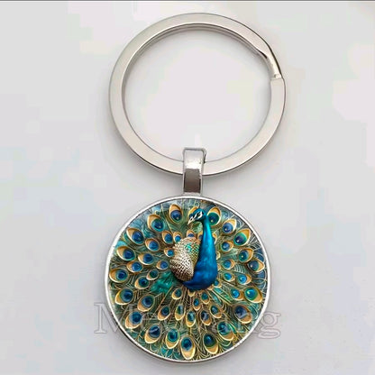 Peacock Keychains