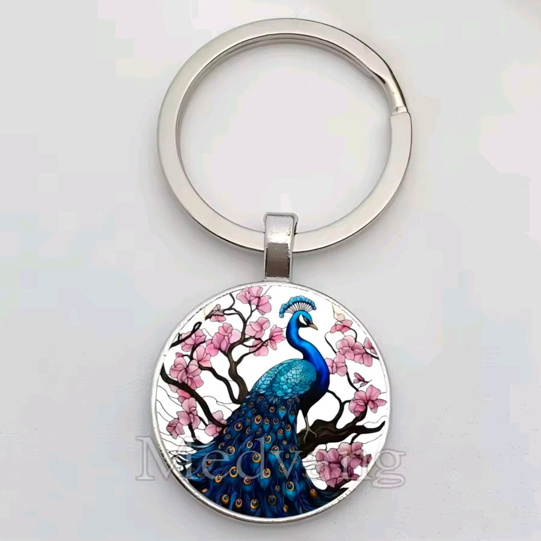 Peacock Keychains