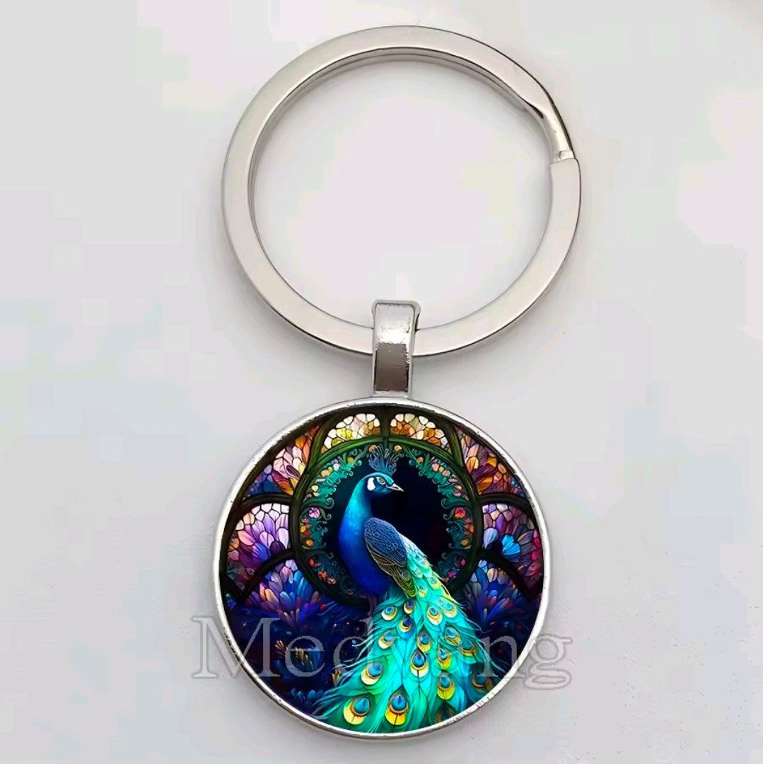 Peacock Keychains