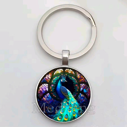 Peacock Keychains