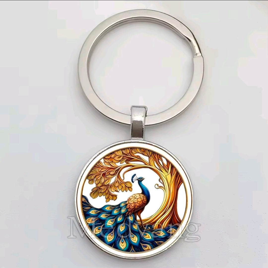 Peacock Keychains