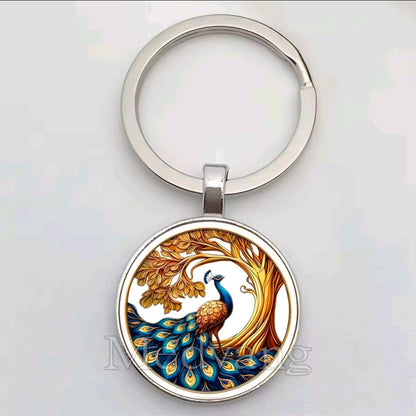 Peacock Keychains
