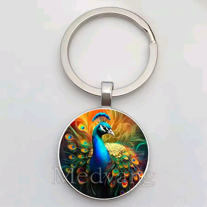 Peacock Keychains