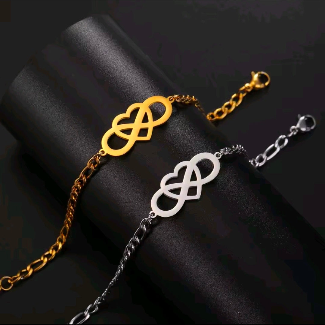 Heart Infinity Anklet