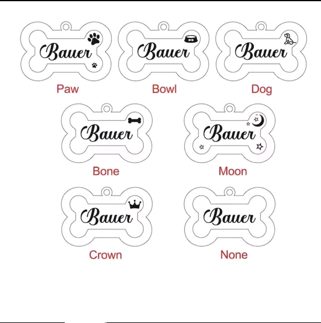 Custom Double Sided Dog/Cat ID
