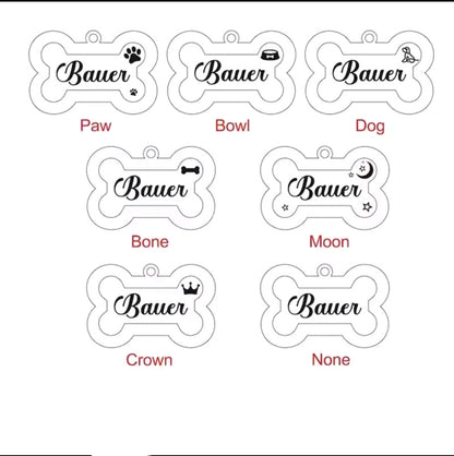 Custom Double Sided Dog/Cat ID