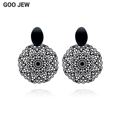 Matte Black Earrings