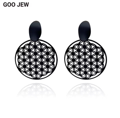 Matte Black Earrings