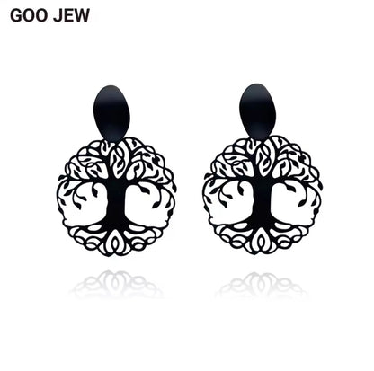 Matte Black Earrings