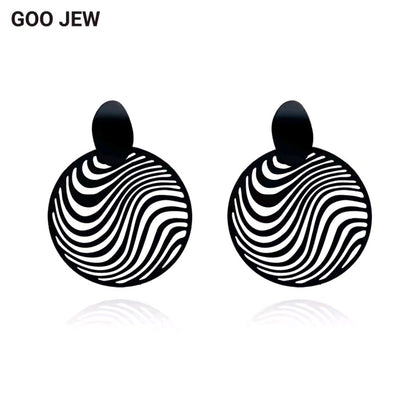 Matte Black Earrings