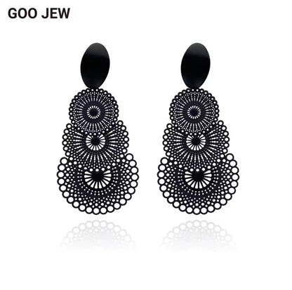 Matte Black Earrings