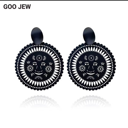 Matte Black Earrings