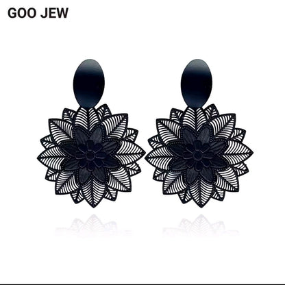 Matte Black Earrings