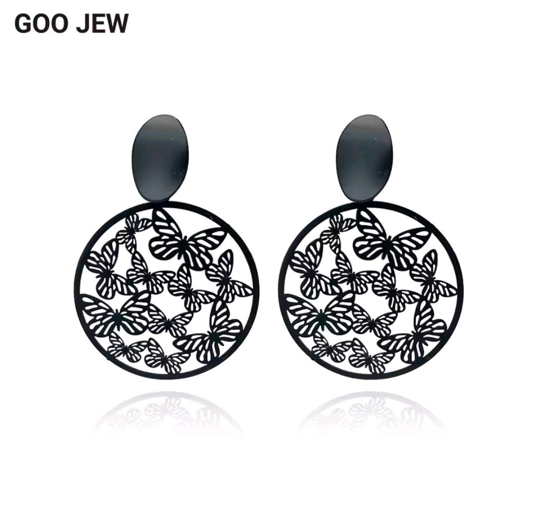 Matte Black Earrings