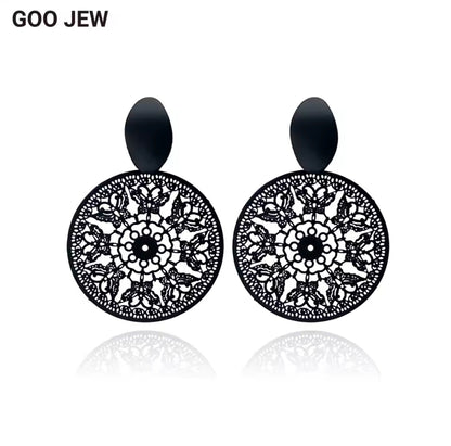 Matte Black Earrings