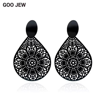 Matte Black Earrings