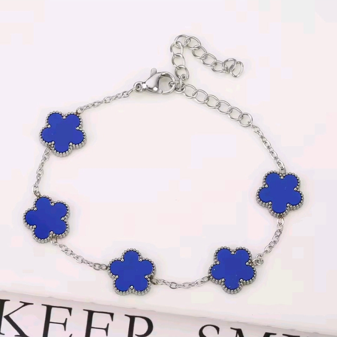 Five Petal Clover Bracelet