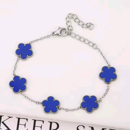 Five Petal Clover Bracelet