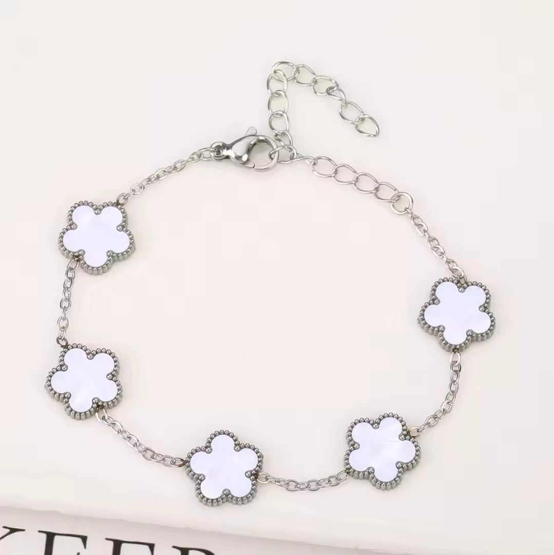 Five Petal Clover Bracelet