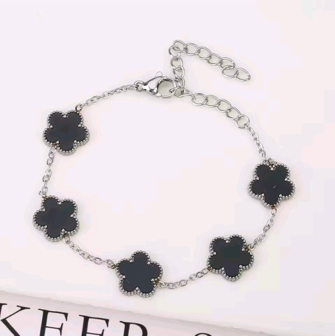 Five Petal Clover Bracelet