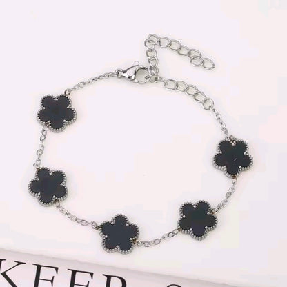 Five Petal Clover Bracelet
