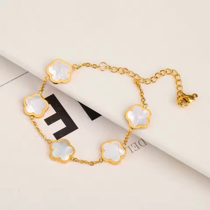 Five Petal Clover Bracelet