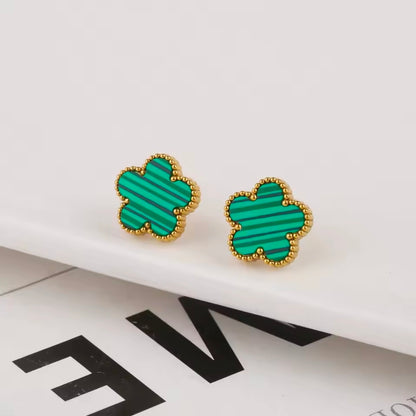Five Petal Clover Earrings