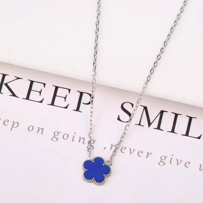 Five Petal Clover Necklace