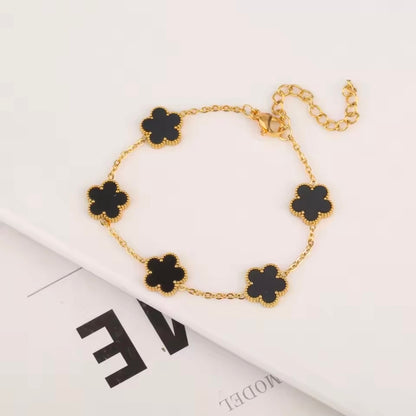 Five Petal Clover Bracelet