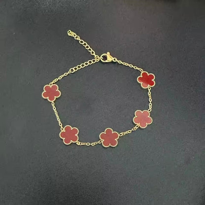 Five Petal Clover Bracelet