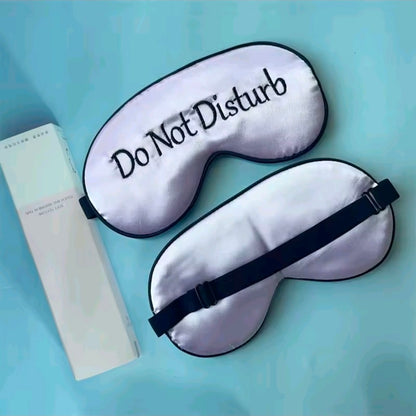 Silk Embroidered Eye Mask