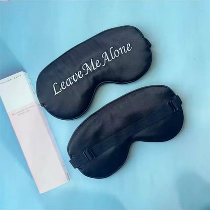 Silk Embroidered Eye Mask