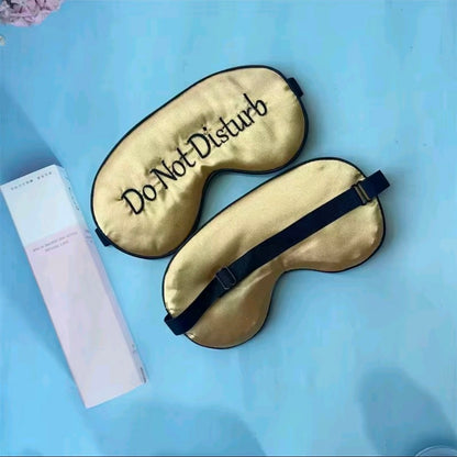 Silk Embroidered Eye Mask